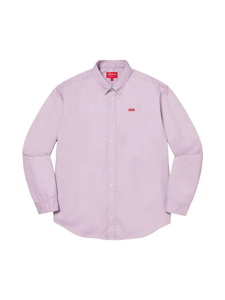 Рубашка Supreme Small Box Shirt — изображение 1 из 1, фиолетовый