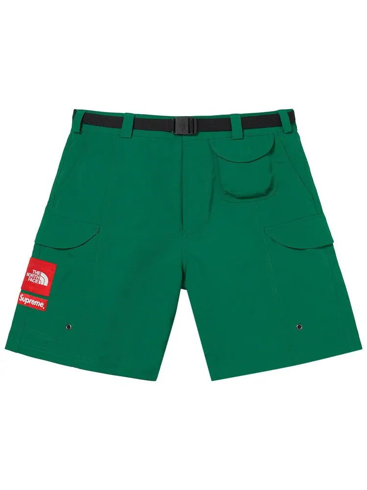 Шорты Supreme x The North Face Trekking Packable Belted Short — изображение 1 из 2, темный зеленый