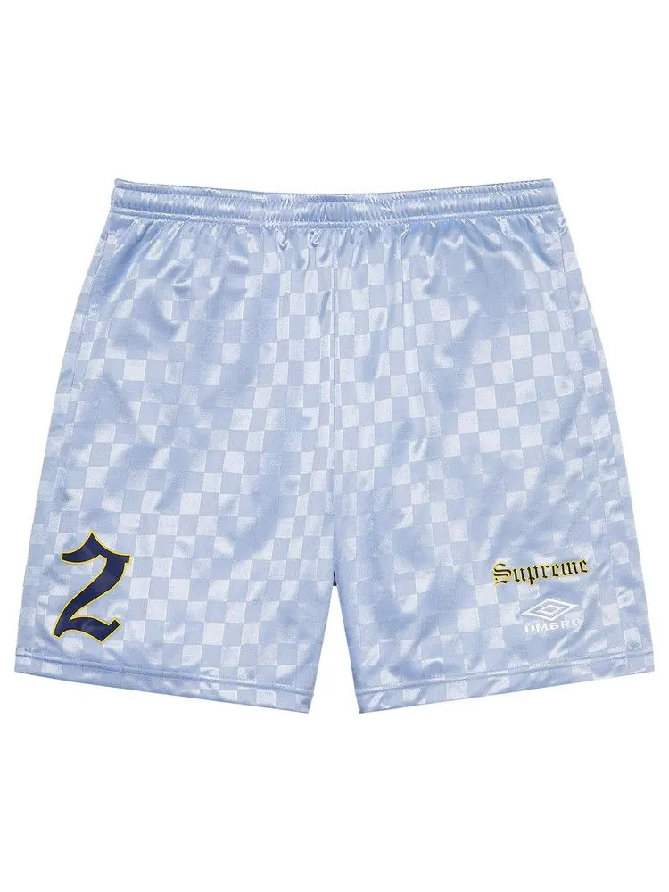 Шорты Supreme x Umbro Soccer Short — изображение 1 из 2, светлый синий