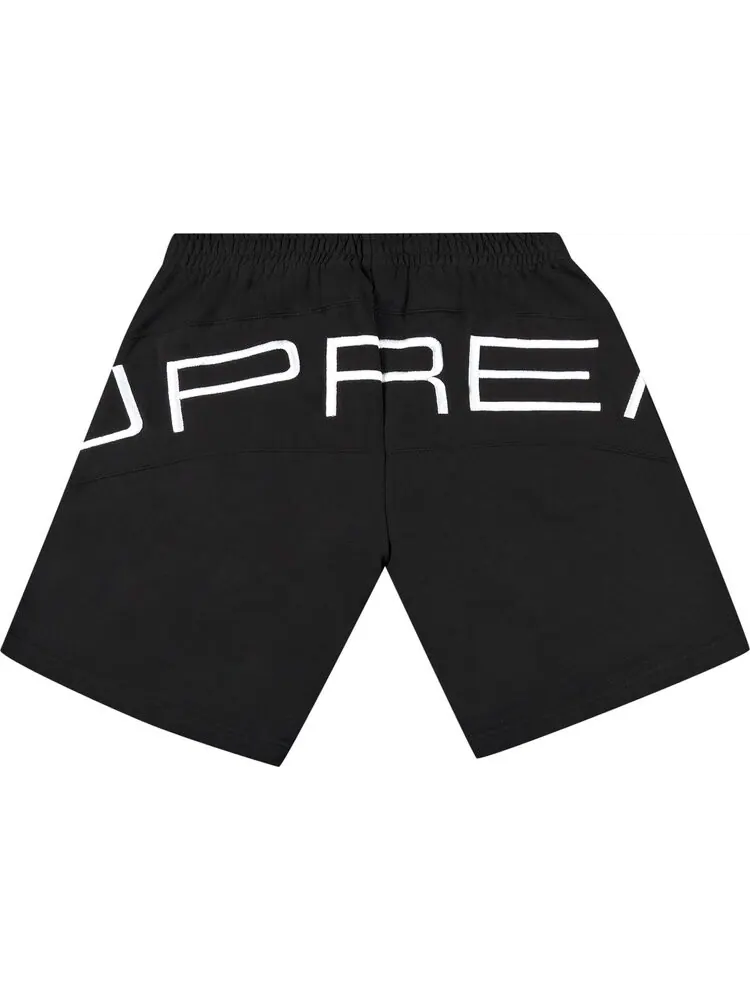 Спортивные шорты Supreme Stretch Sweatshort 'Black' — изображение 2 из 3, черный