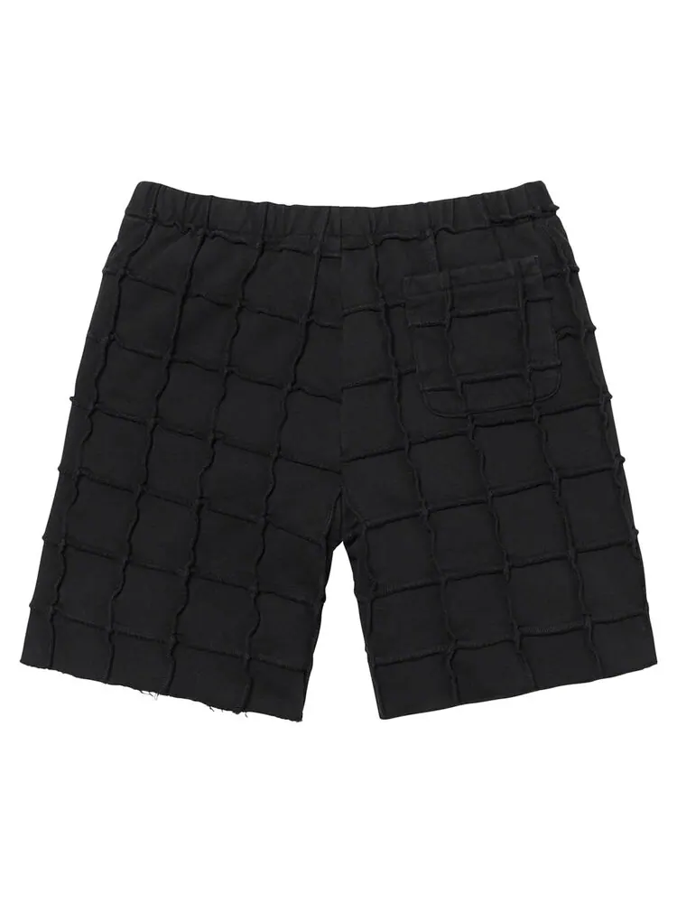 Шорты Supreme Reverse Patchwork Sweatshort — изображение 2 из 2, черный