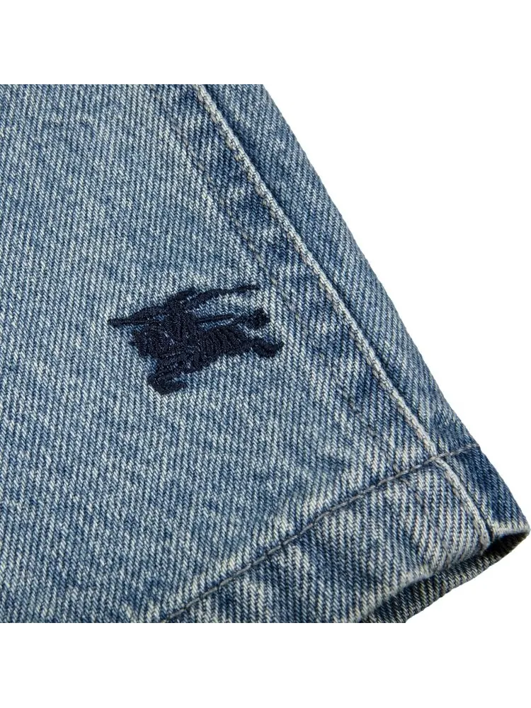 Шорты Supreme x Burberry Denim Short 'Washed Blue' — изображение 3 из 3, синий