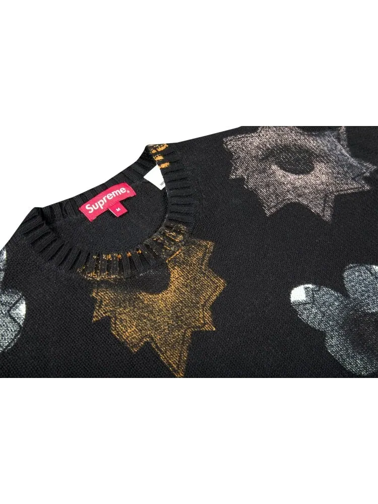 Свитер Supreme x Nate Lowman Sweater 'Black' — изображение 3 из 3, черный