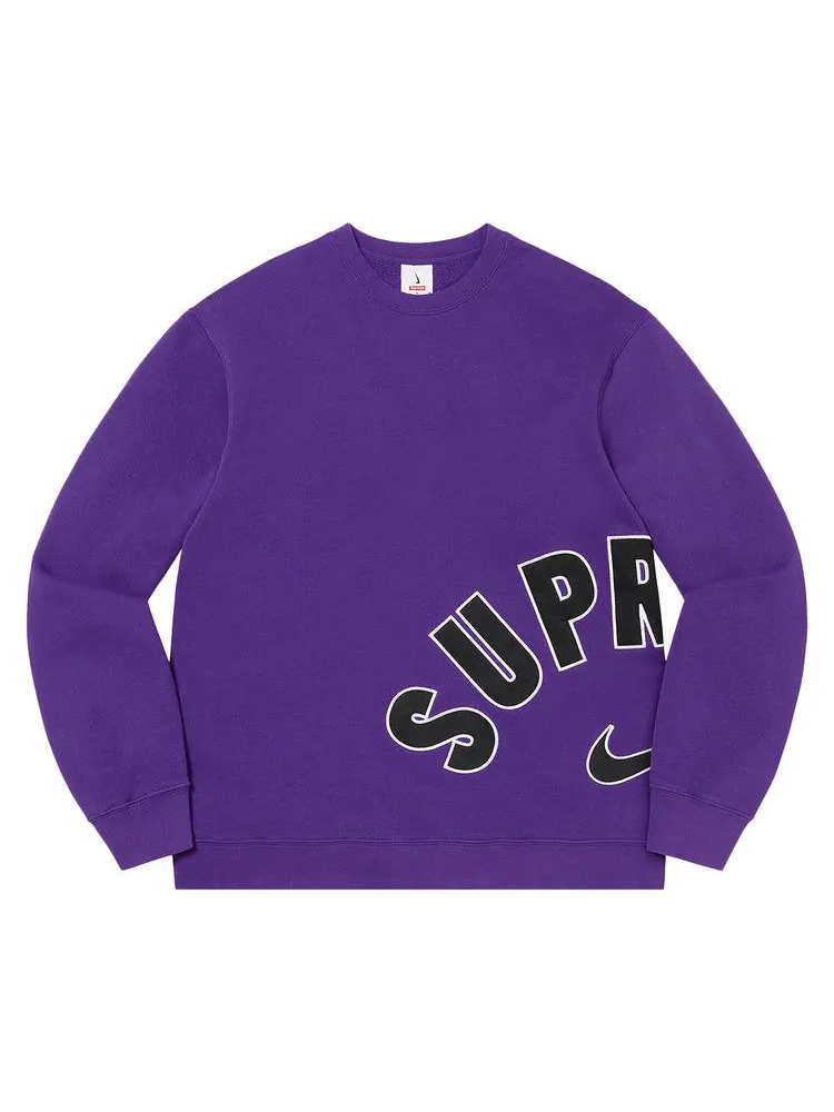 Свитер Supreme x Nike Arc Crewneck — изображение 1 из 2, фиолетовый