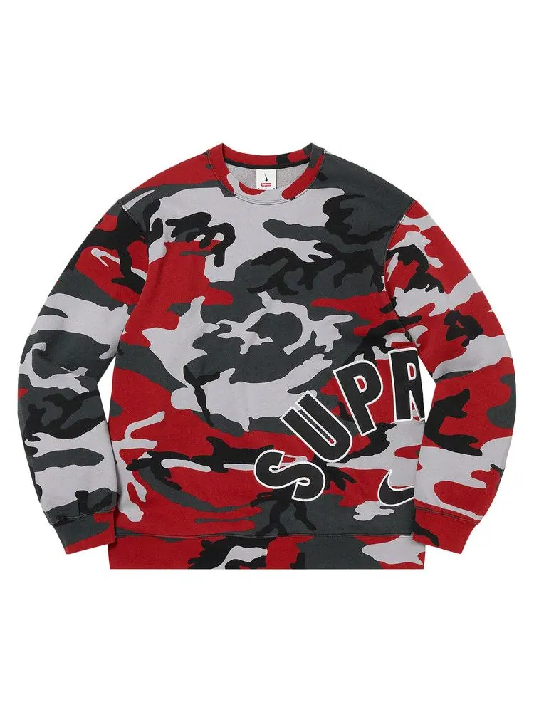 Свитер Supreme x Nike Arc Crewneck — изображение 1 из 2, красный