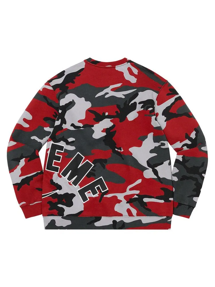 Свитер Supreme x Nike Arc Crewneck — изображение 2 из 2, красный