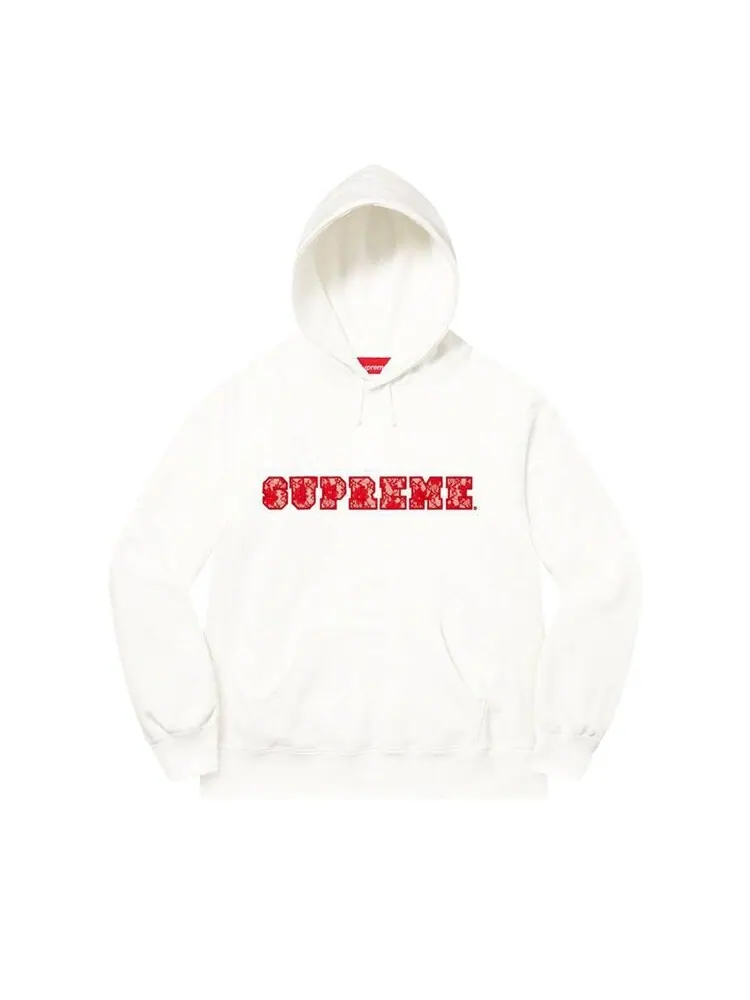 Толстовка Supreme Lace Hooded Sweatshirt — изображение 1 из 1, белый