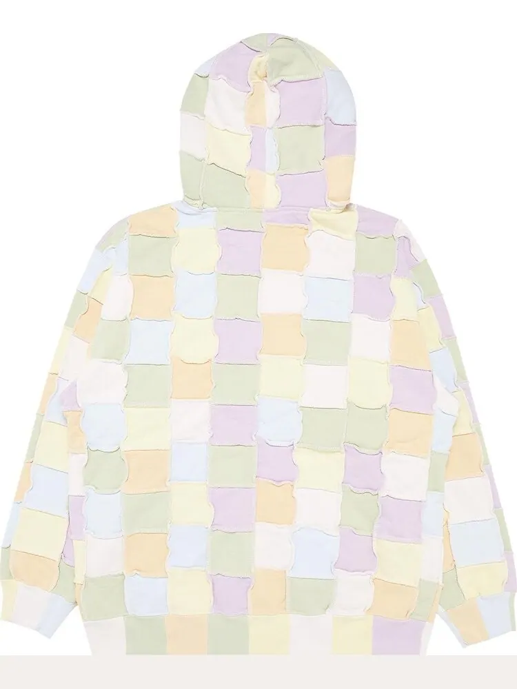 Толстовка Supreme Reverse Patchwork Zip Up Hooded Sweatshirt 'Multicolor' — изображение 2 из 3, мульти