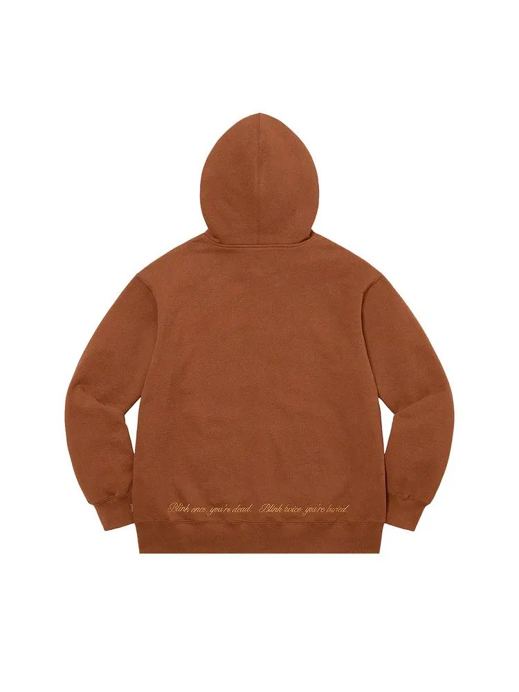Толстовка Supreme Aeon Flux Zip Up Hooded Sweatshirt — изображение 2 из 2, коричневый