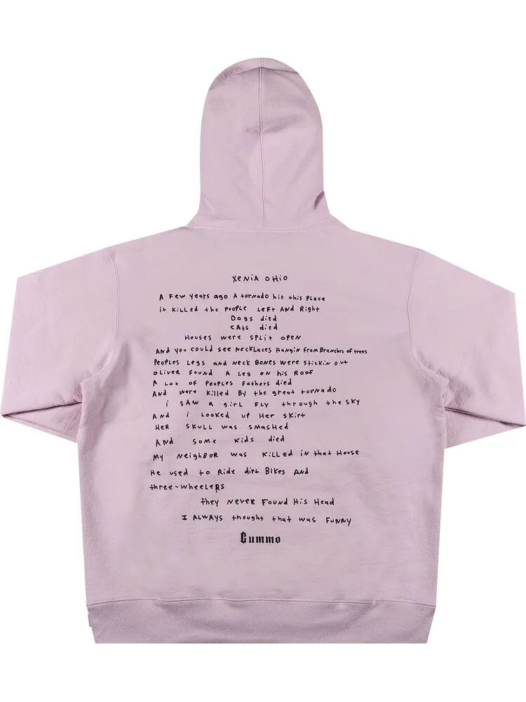 Толстовка Supreme Gummo Hooded Sweatshirt 'Pale Pink' — изображение 2 из 3, розовый