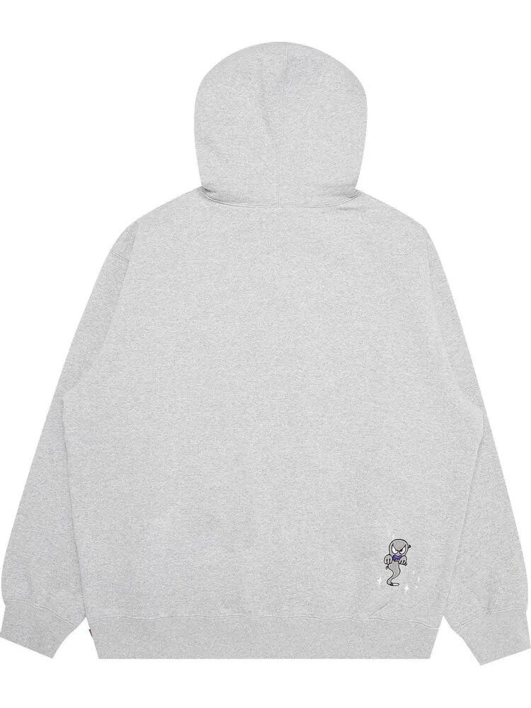 Толстовка Supreme Angel Hooded Sweatshirt 'Heather Grey' — изображение 2 из 3, серый