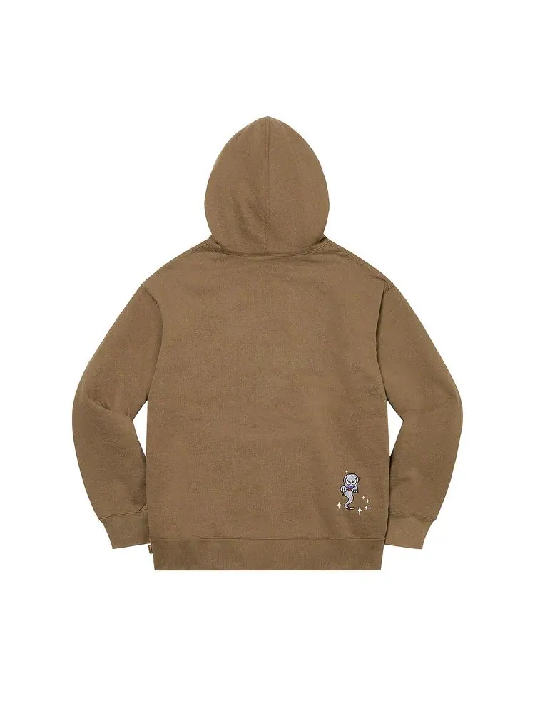 Толстовка Supreme Angel Hooded Sweatshirt — изображение 2 из 2, оливковый коричневый