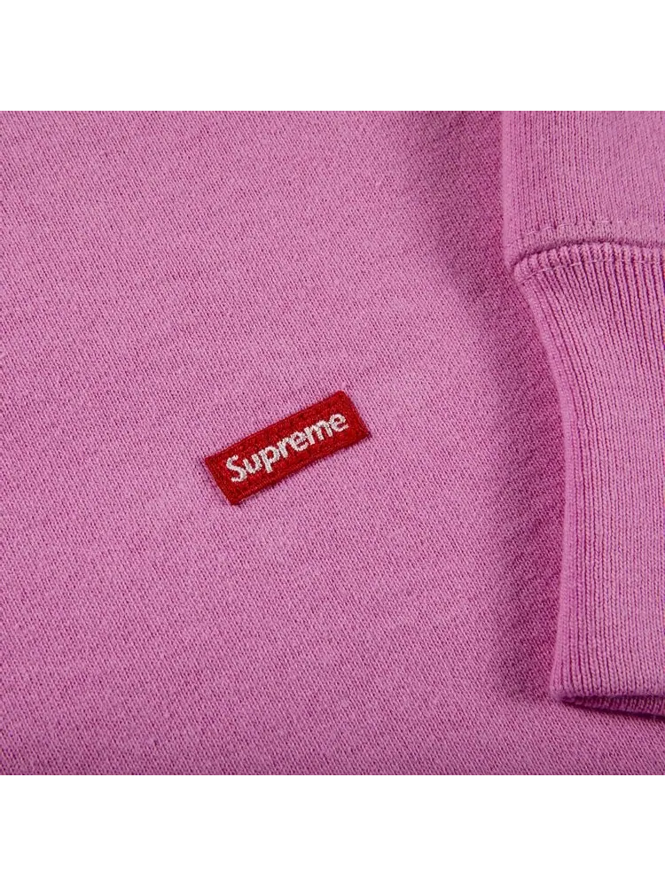 Толстовка Supreme Small Box Crewneck 'Bright Pink' — изображение 2 из 2, розовый