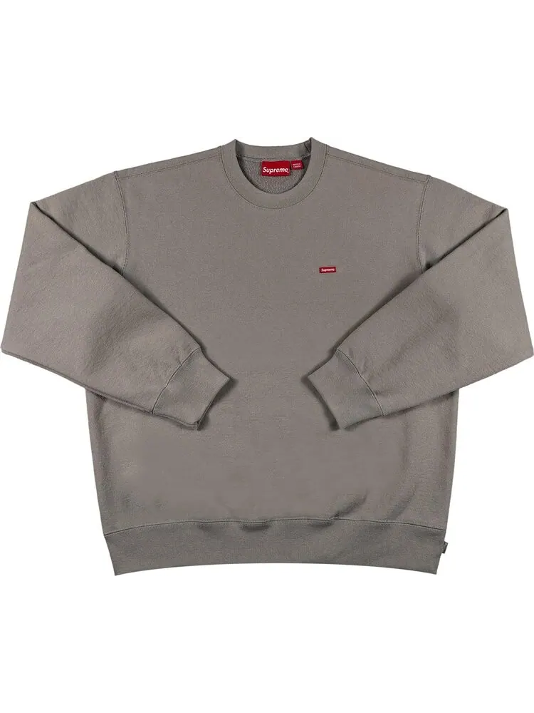 Толстовка Supreme Small Box Crewneck 'Grey' — изображение 1 из 2, серый