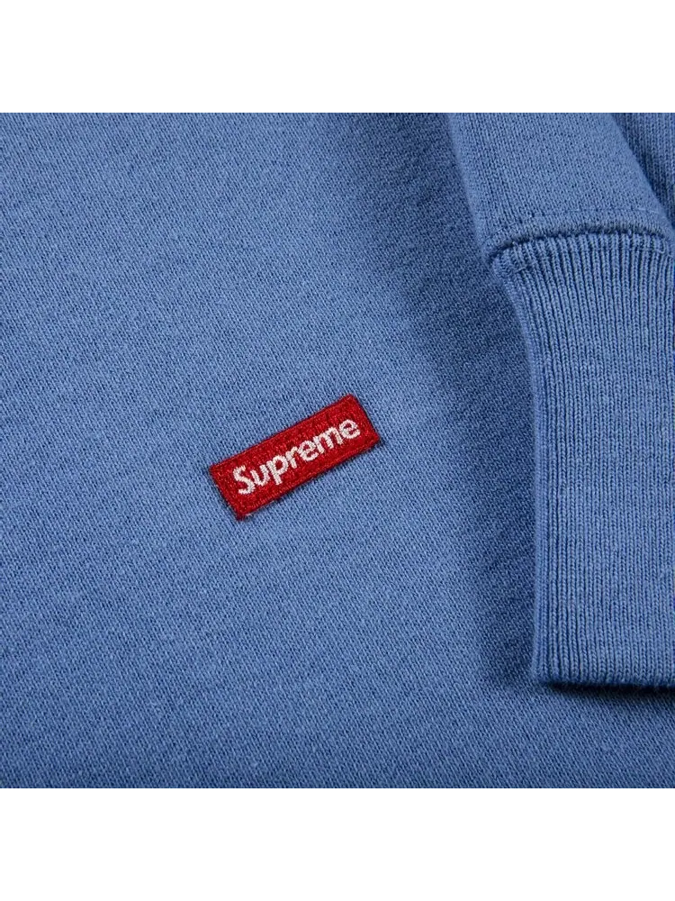 Толстовка Supreme Small Box Crewneck 'Light Blue' — изображение 2 из 2, синий