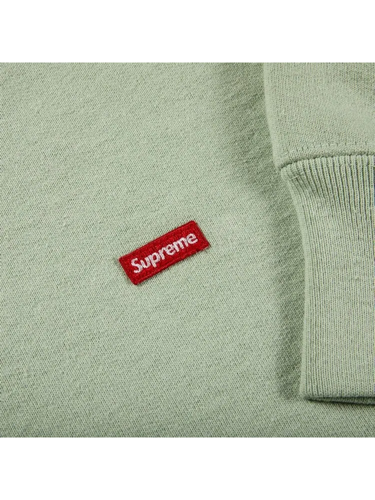 Толстовка Supreme Small Box Crewneck 'Mint' — изображение 2 из 2, зеленый