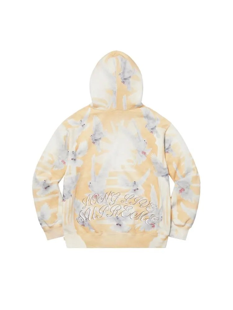 Толстовка Supreme Doves Hooded Sweatshirt Tan — изображение 2 из 2, бежевый