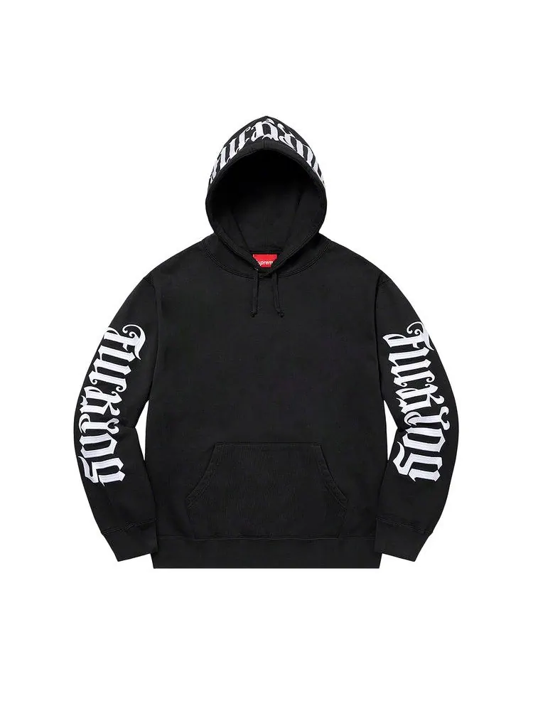 Толстовка Supreme Ambigram Hooded Sweatshirt — изображение 1 из 2, черный