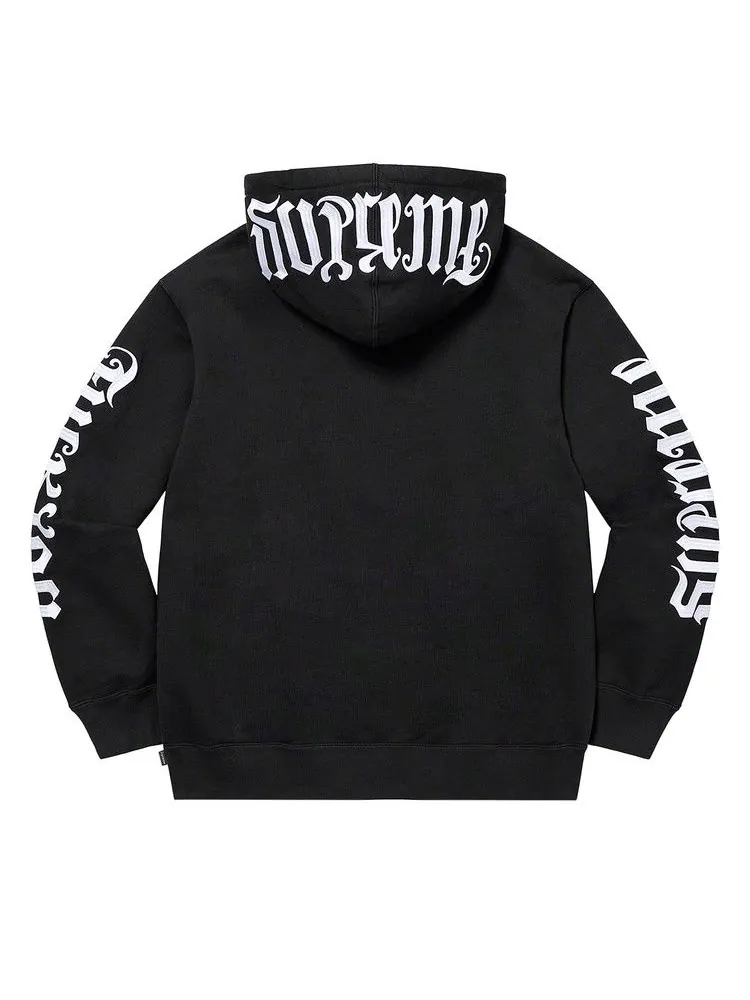 Толстовка Supreme Ambigram Hooded Sweatshirt — изображение 2 из 2, черный