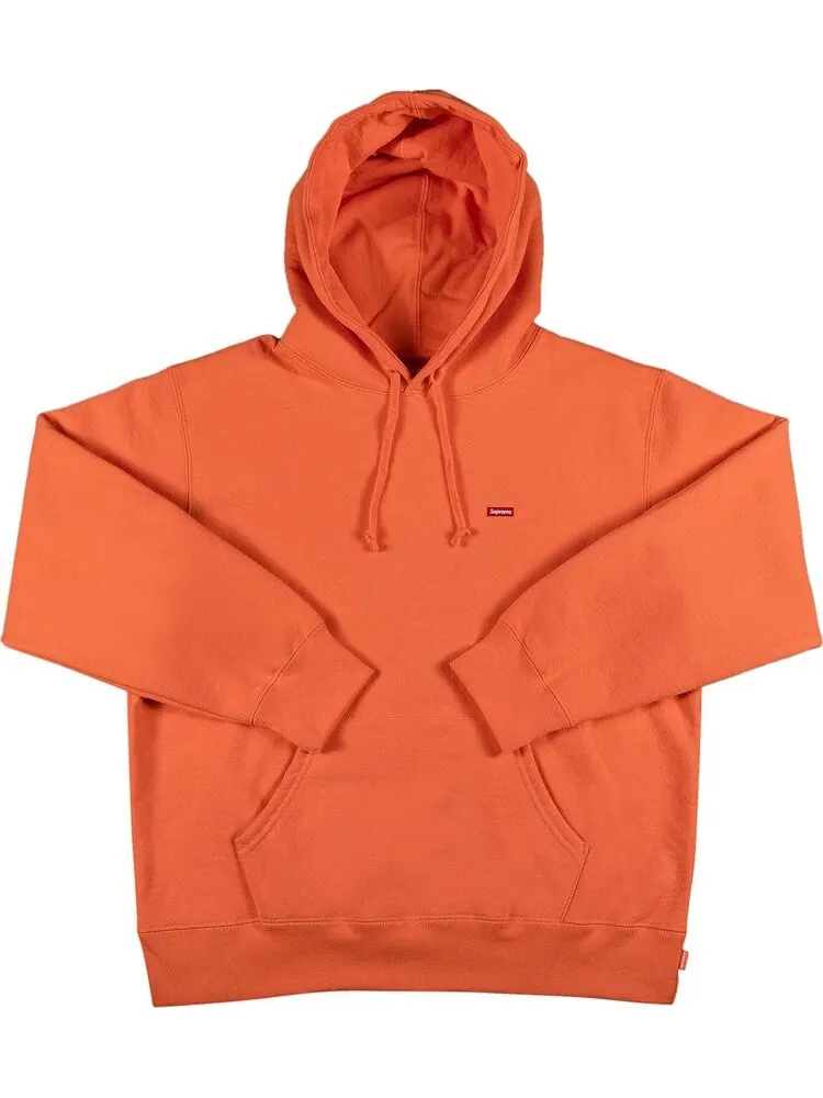 Толстовка Supreme Small Box Hooded Sweatshirt 'Apricot' — изображение 1 из 2, оранжевый