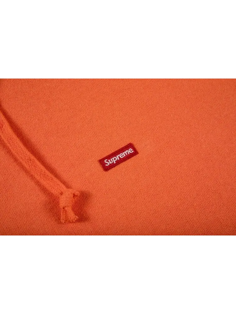 Толстовка Supreme Small Box Hooded Sweatshirt 'Apricot' — изображение 2 из 2, оранжевый