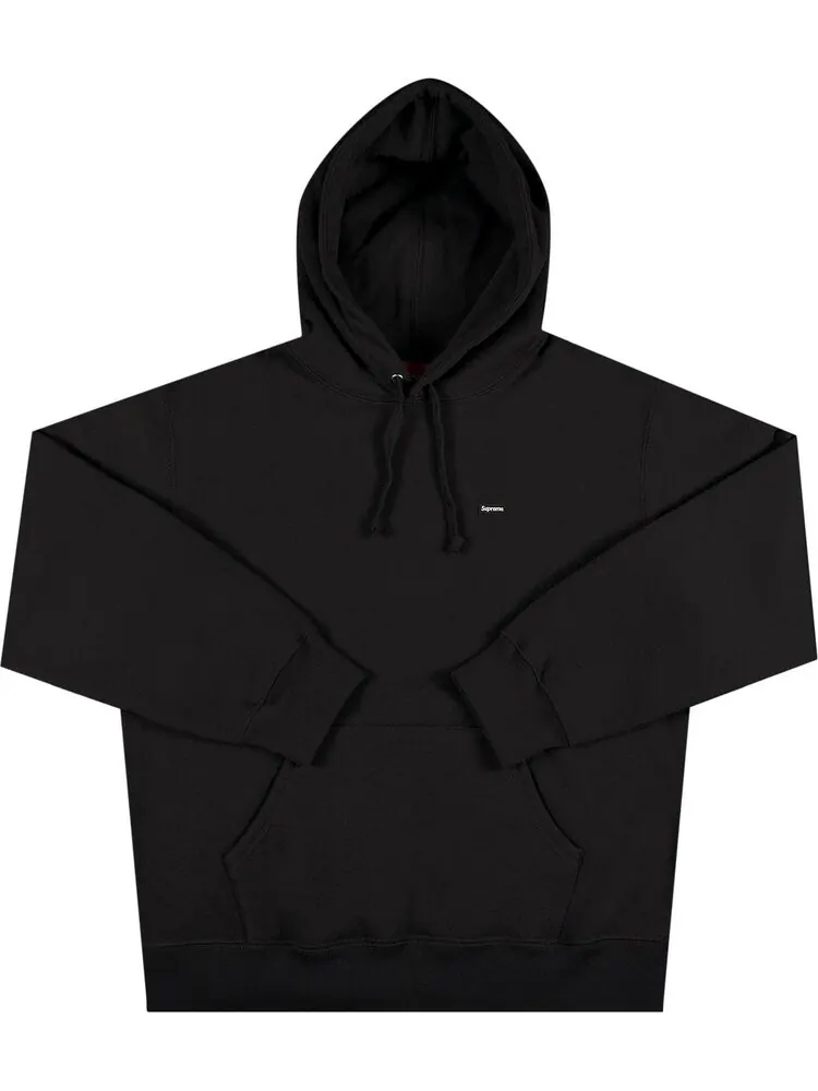 Толстовка Supreme Small Box Hooded Sweatshirt 'Black' — изображение 1 из 2, черный