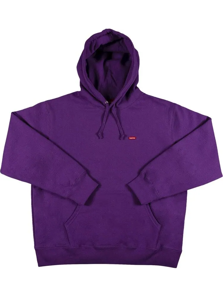 Толстовка Supreme Small Box Hooded Sweatshirt 'Purple' — изображение 1 из 2, фиолетовый