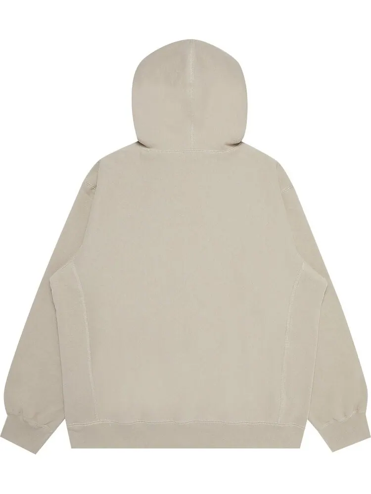 Толстовка Supreme Raised Handstyle Hooded Sweatshirt 'Dark Taupe' — изображение 2 из 3, загар