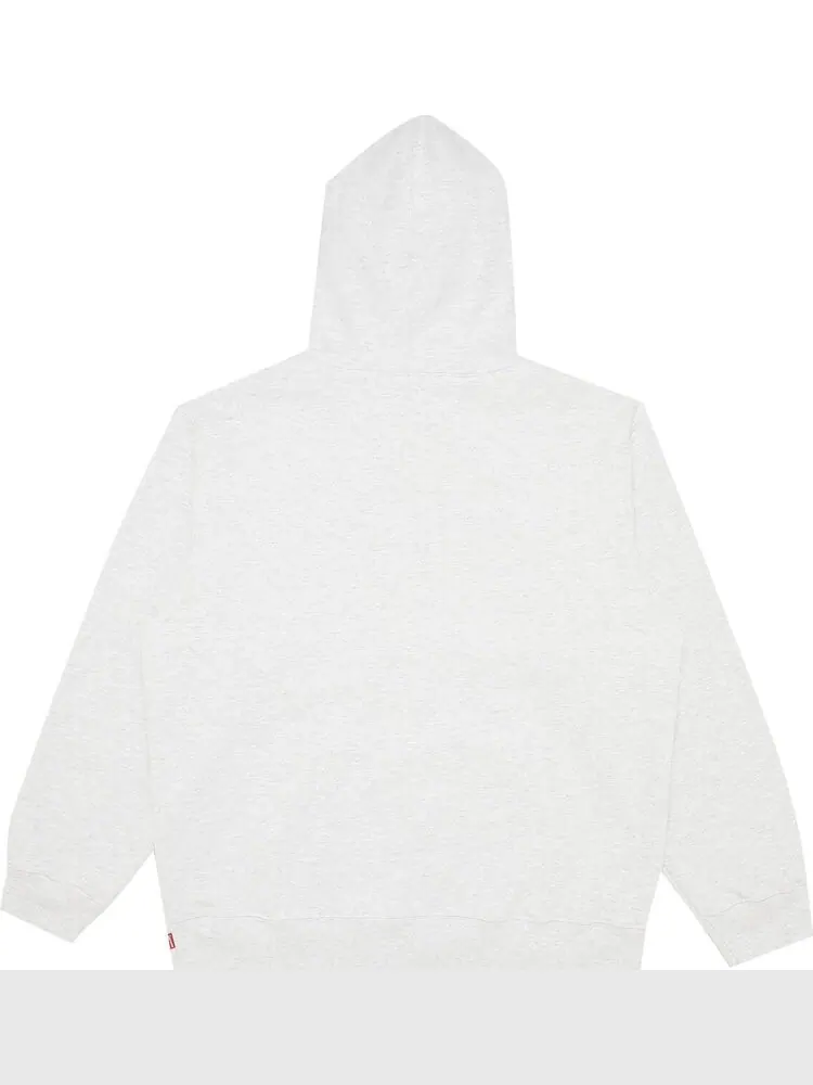 Толстовка Supreme Bling Box Logo Hooded Sweatshirt 'Ash Grey' — изображение 2 из 3, серый