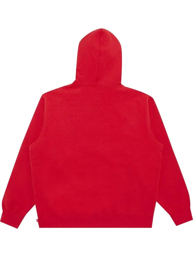 Толстовка Supreme Bling Box Logo Hooded Sweatshirt 'Red' — изображение 2 из 3, красный