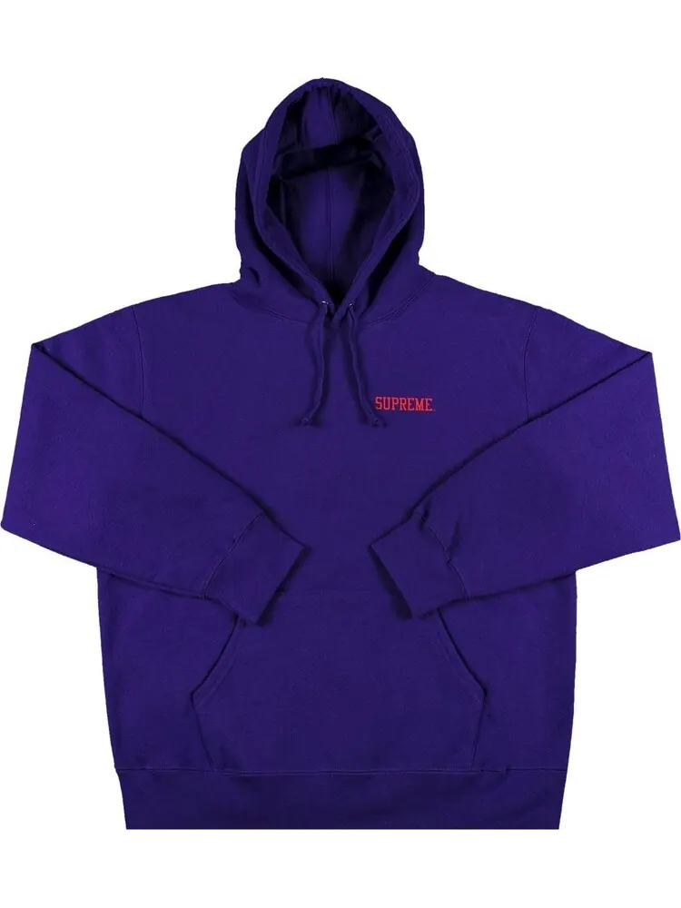 Толстовка Supreme Ralph Steadman Skull Hooded Sweatshirt 'Purple' — изображение 1 из 3, фиолетовый