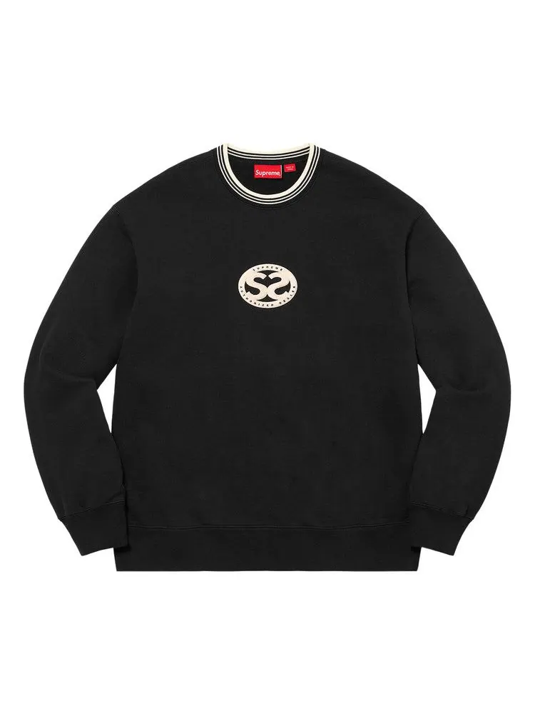 Свитер Supreme Double S Crewneck — изображение 1 из 1, черный