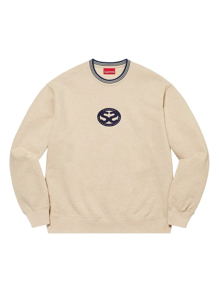 Толстовка Supreme Double S Crewneck — изображение 1 из 1, бежевый