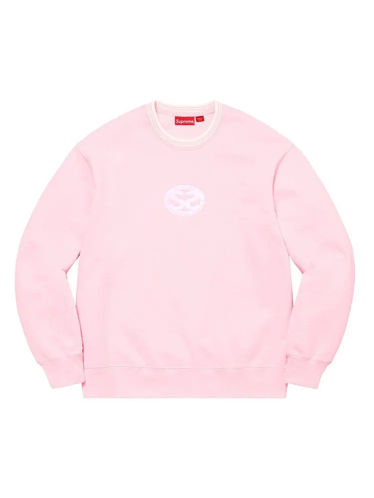 Свитер Supreme Double S Crewneck — изображение 1 из 1, розовый