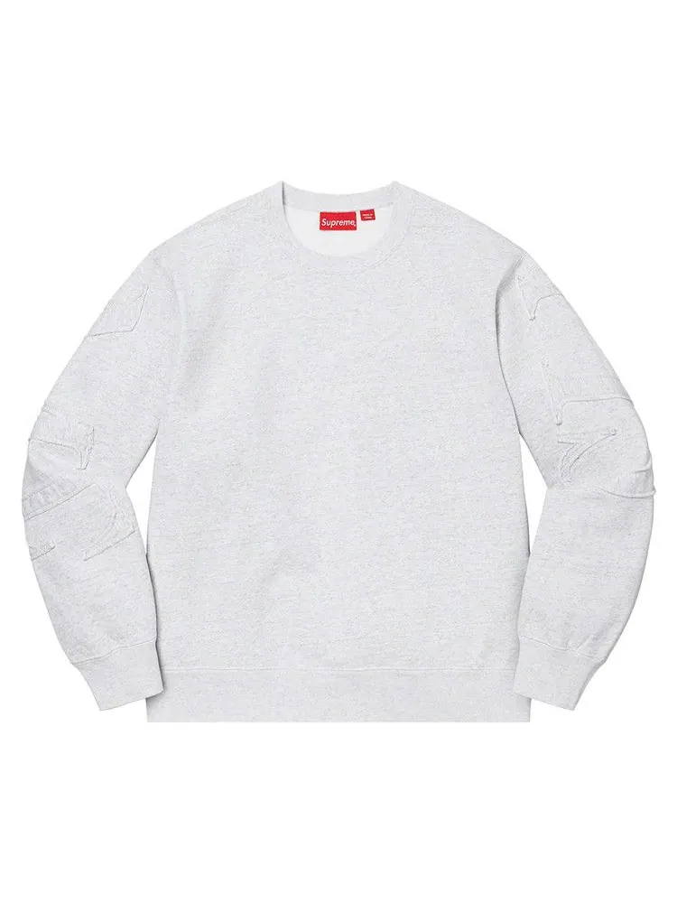 Свитер Supreme Tonal Appliqué Crewneck — изображение 1 из 2, серый