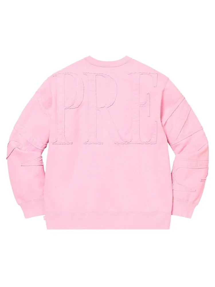 Толстовка Supreme Tonal Appliqué Crewneck — изображение 2 из 2, розовый