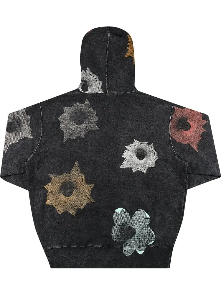 Толстовка Supreme x Nate Lowman Hooded Sweatshirt 'Black' — изображение 2 из 3, черный