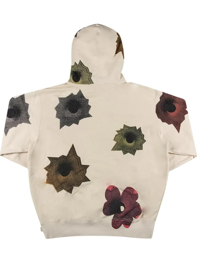 Толстовка Supreme x Nate Lowman Hooded Sweatshirt 'Natural' — изображение 2 из 3, бежевый