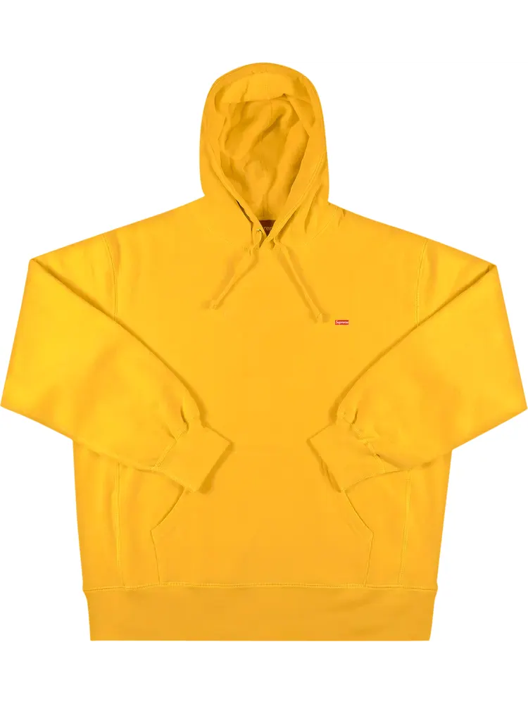 Толстовка Supreme Enamel Small Box Hooded Sweatshirt 'Bright Gold' — изображение 1 из 1, желтый