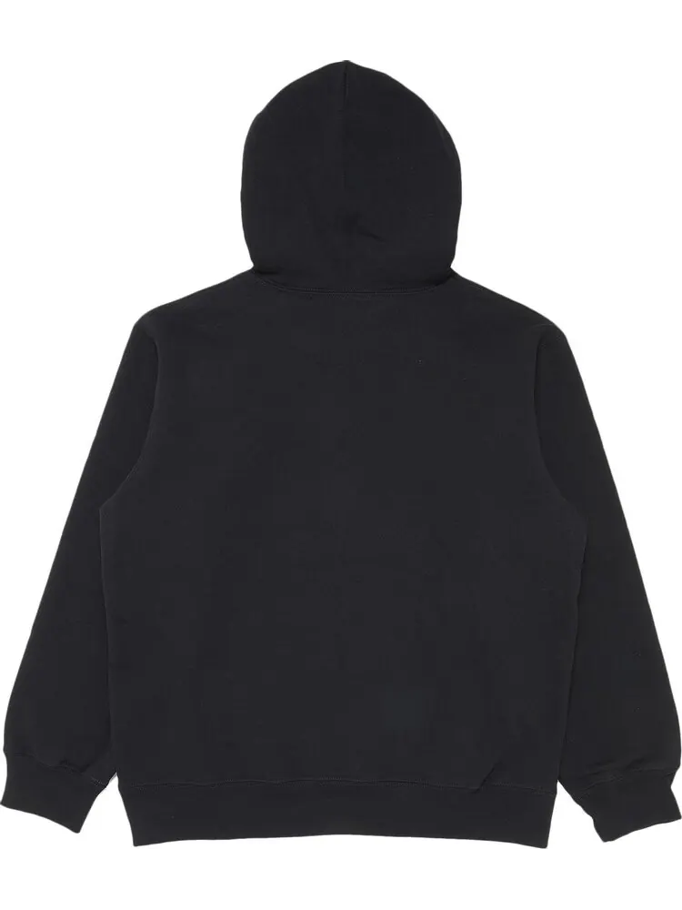Толстовка Supreme Enamel Small Box Hooded Sweatshirt 'Black' — изображение 2 из 3, черный