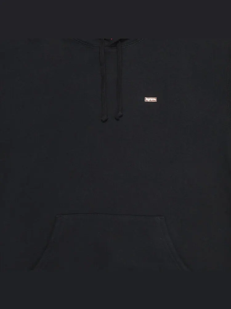 Толстовка Supreme Enamel Small Box Hooded Sweatshirt 'Black' — изображение 3 из 3, черный