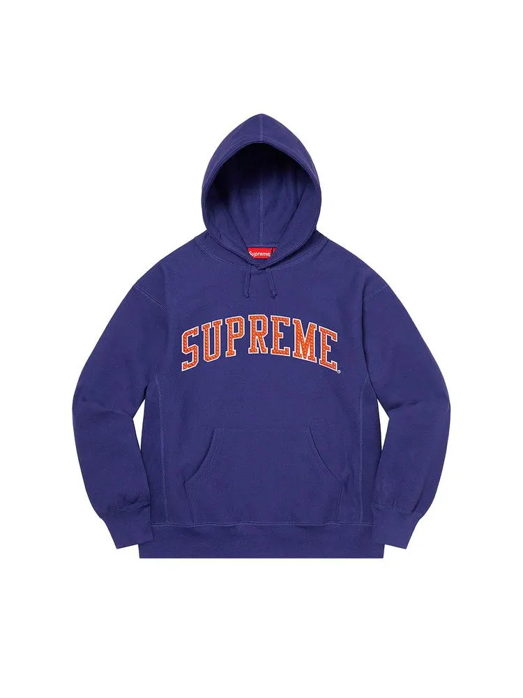 Худи Supreme Stars Arc Hooded Sweatshirt 'Dark Royal' — изображение 1 из 1, синий