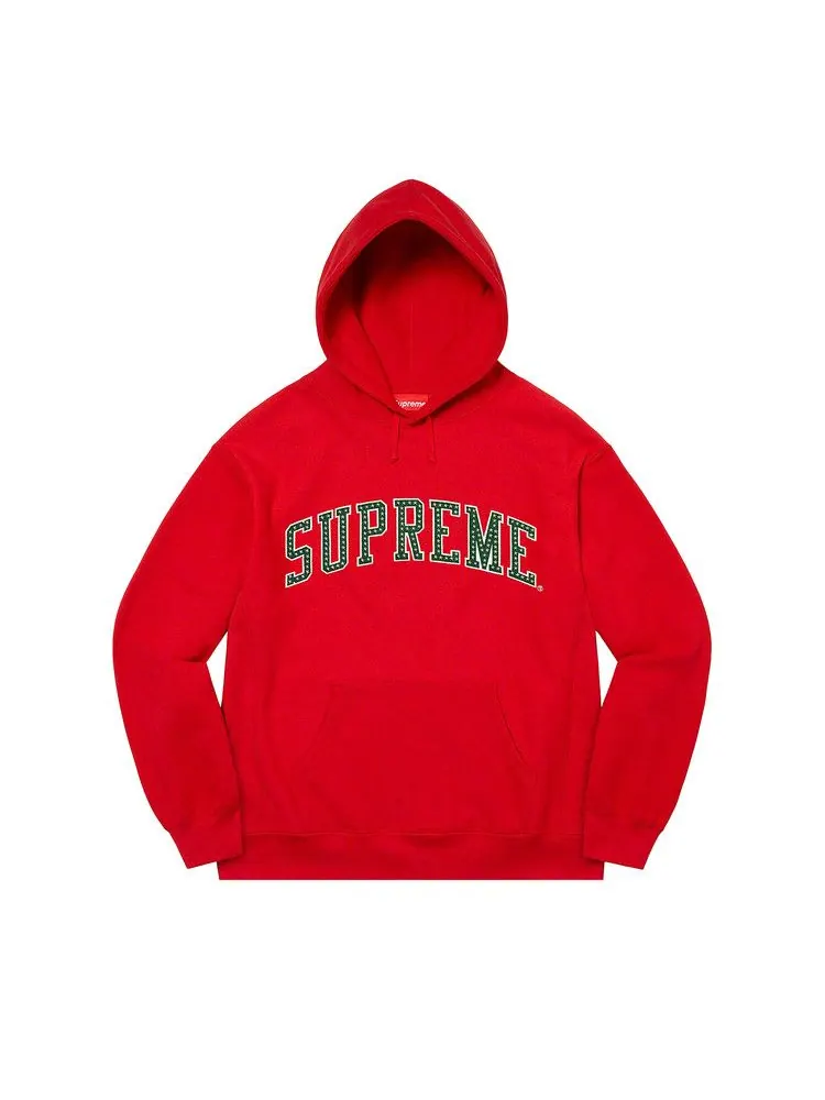 Толстовка Supreme Stars Arc Hooded Sweatshirt — изображение 1 из 1, красный
