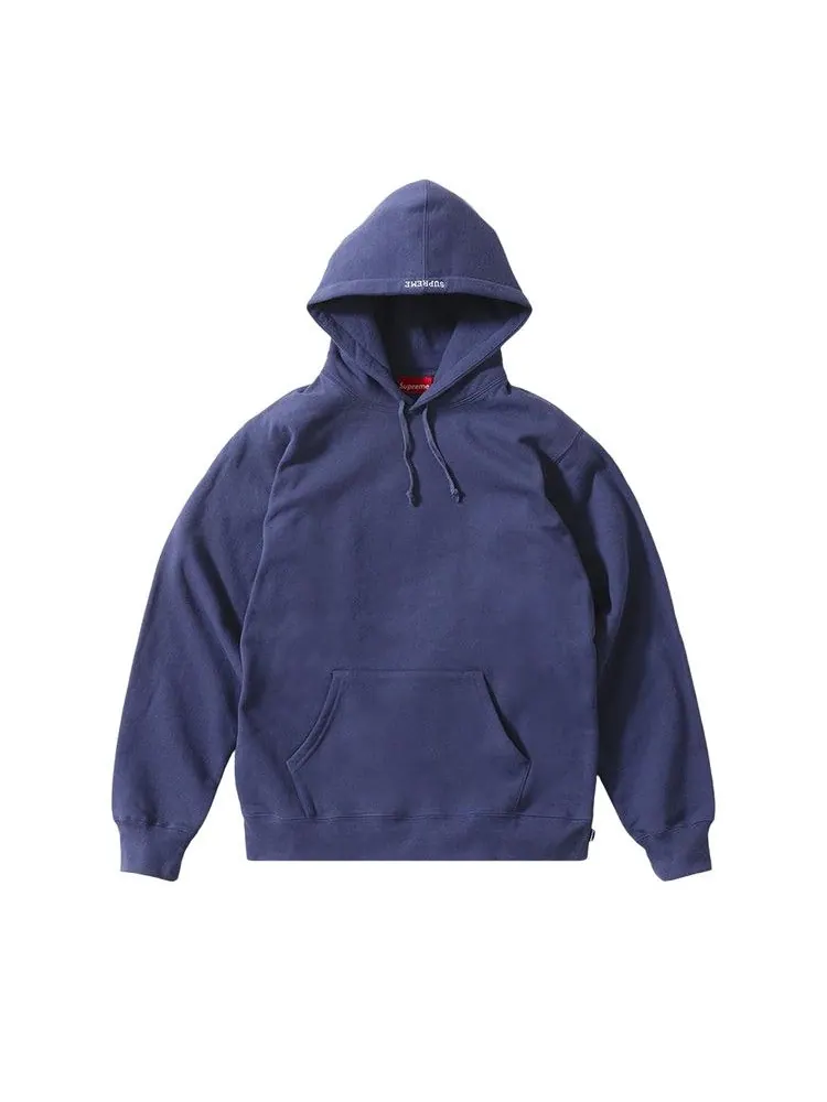 Толстовка Supreme Malcolm X Hooded Sweatshirt — изображение 1 из 2, темно-синий