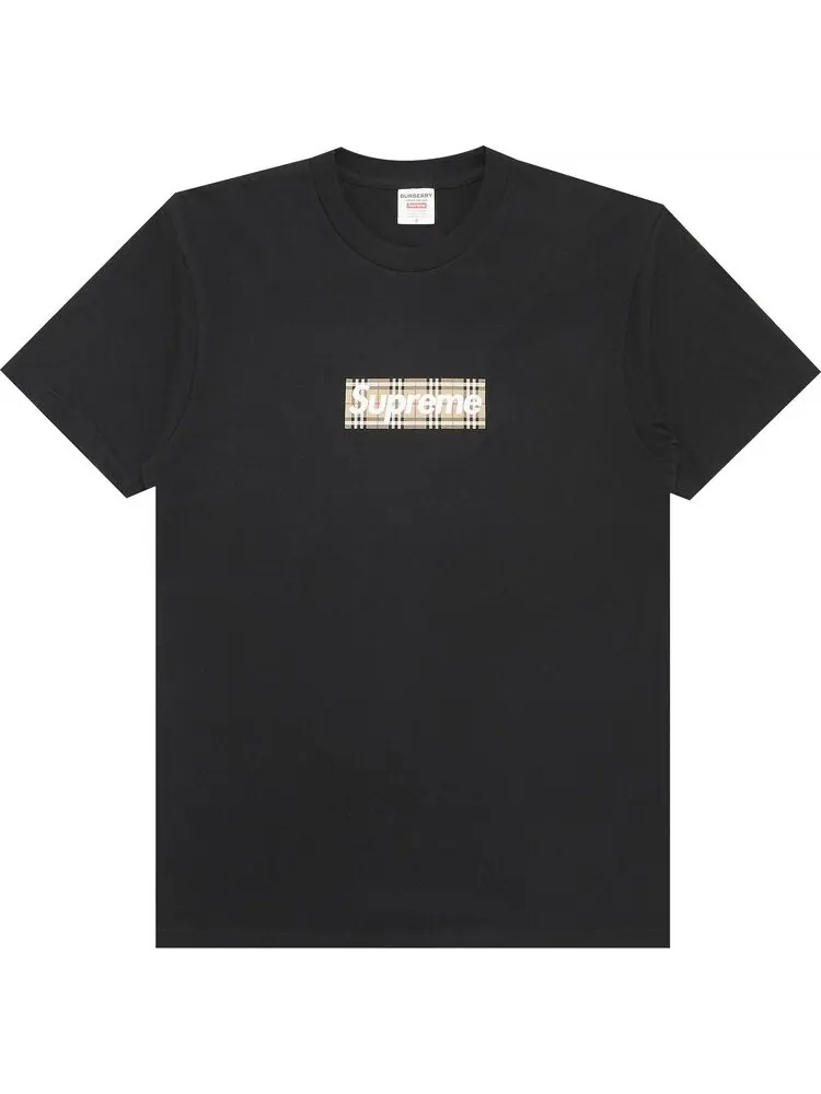 Футболка Supreme x Burberry Box Logo — изображение 1 из 3, черный
