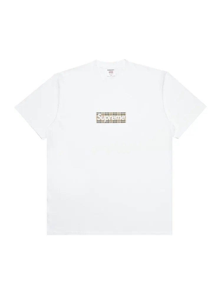 Футболка Supreme x Burberry Box Logo — изображение 1 из 4, белый