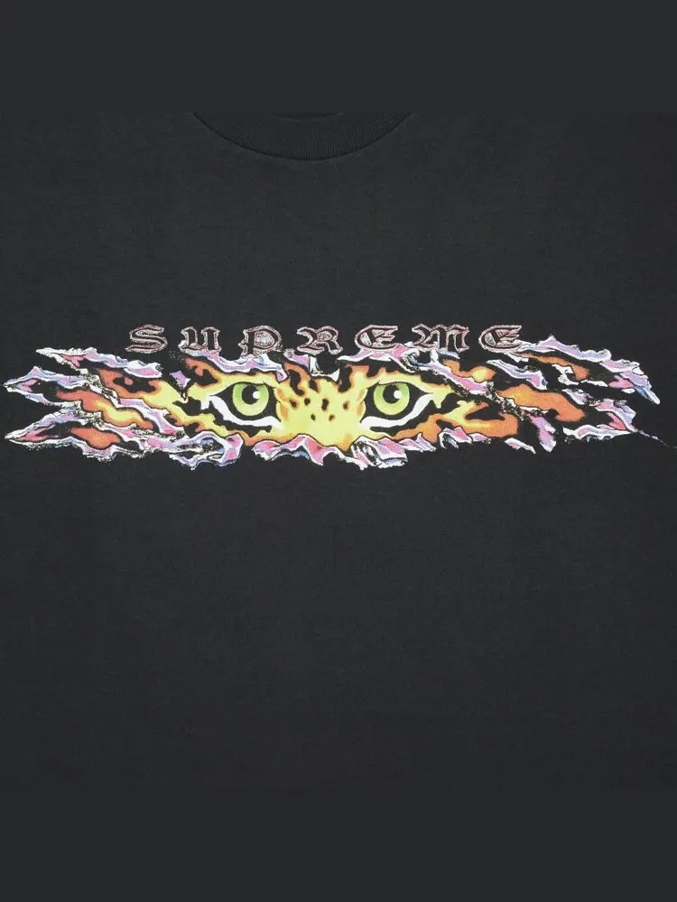 Футболка Supreme Eyes Tee 'Black' — изображение 3 из 3, черный