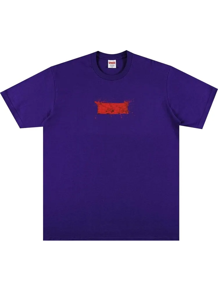 Футболка Supreme Ralph Steadman Box Logo Tee 'Purple' — изображение 1 из 3, фиолетовый
