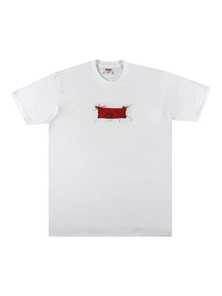 Футболка Supreme Ralph Steadman Box Logo Tee 'White' — изображение 1 из 3, белый