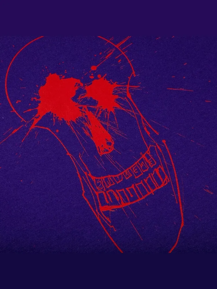 Футболка Supreme Ralph Steadman Skull — изображение 3 из 3, фиолетовый